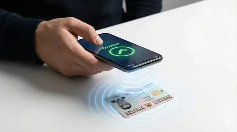 1 NFC للتحقق من بطاقة