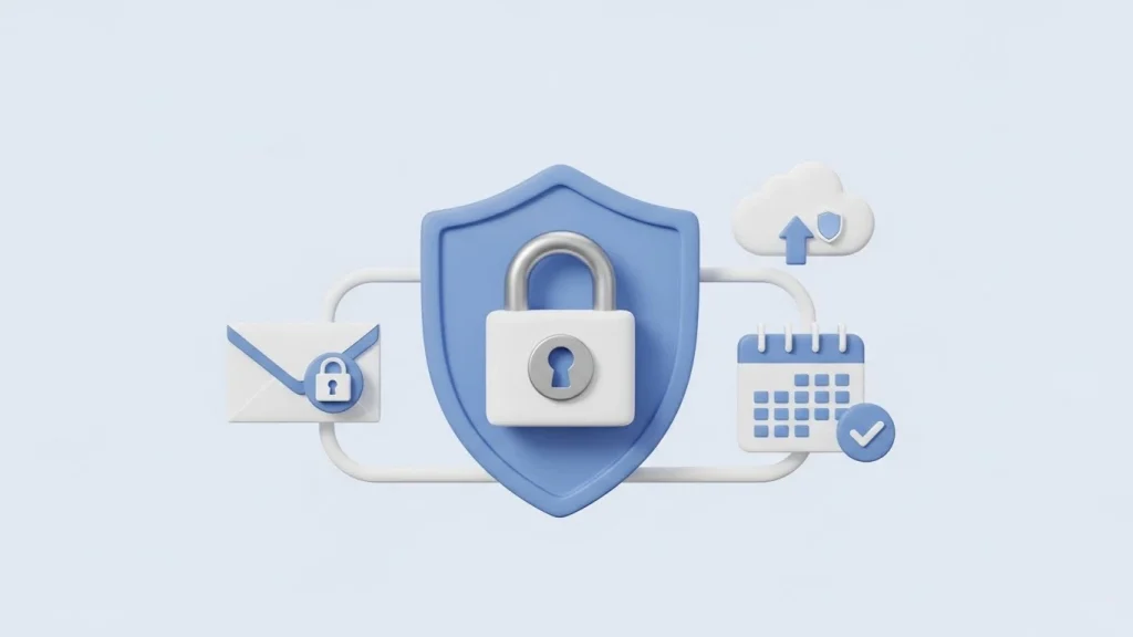 Security tips for maintaining a Massar account including password protection and email recovery.