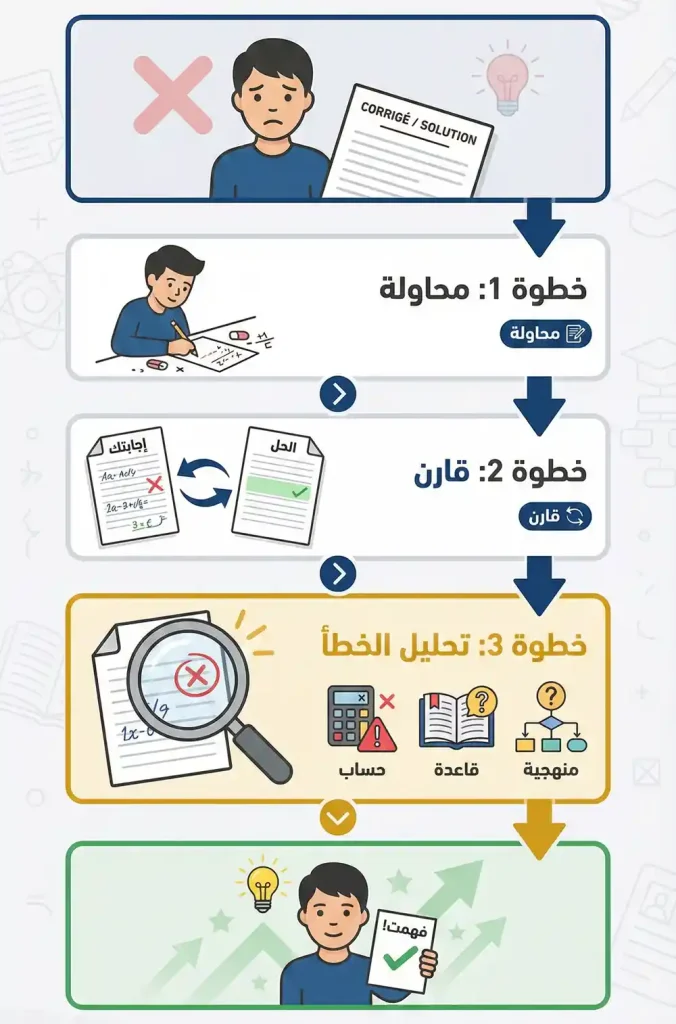 تحليل الأخطاء بدل نقل الحلول الجاهزة
